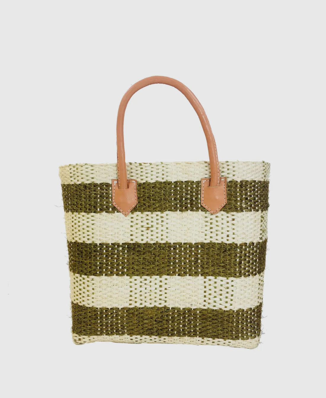 Newport Summer Gingham Basket Bag