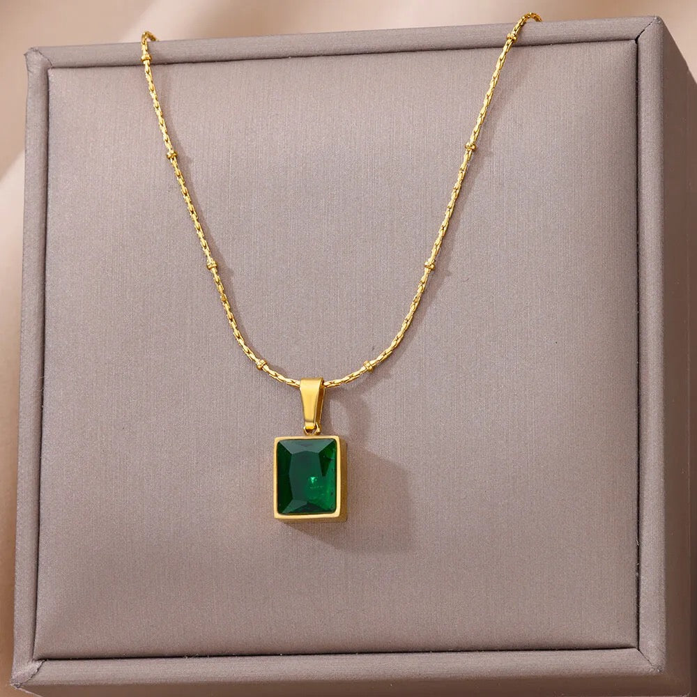 The Charlotte Emerald Necklace