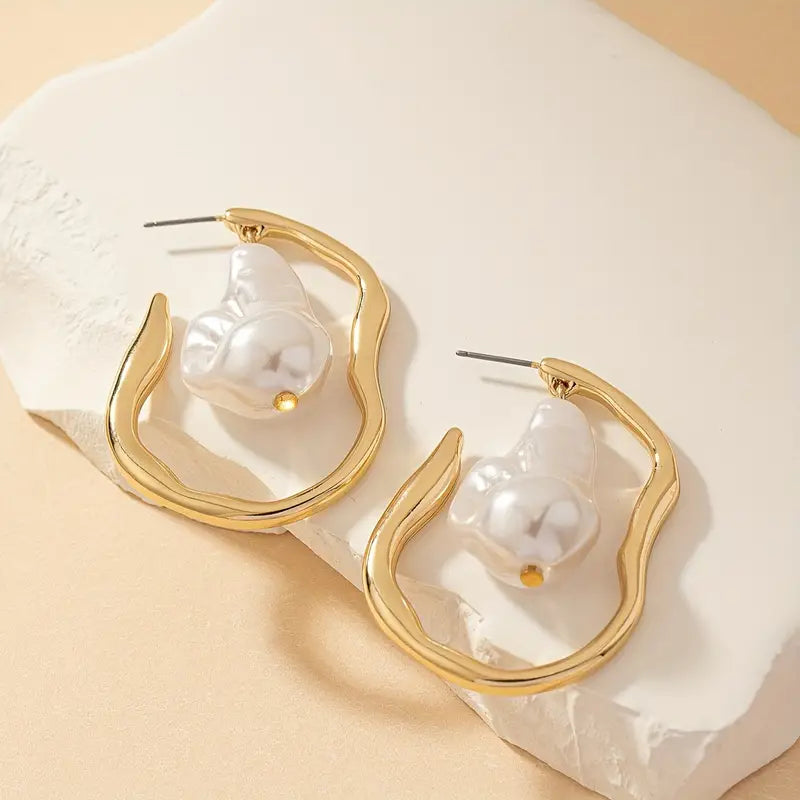 Serenade of Stars Pearl Earrings