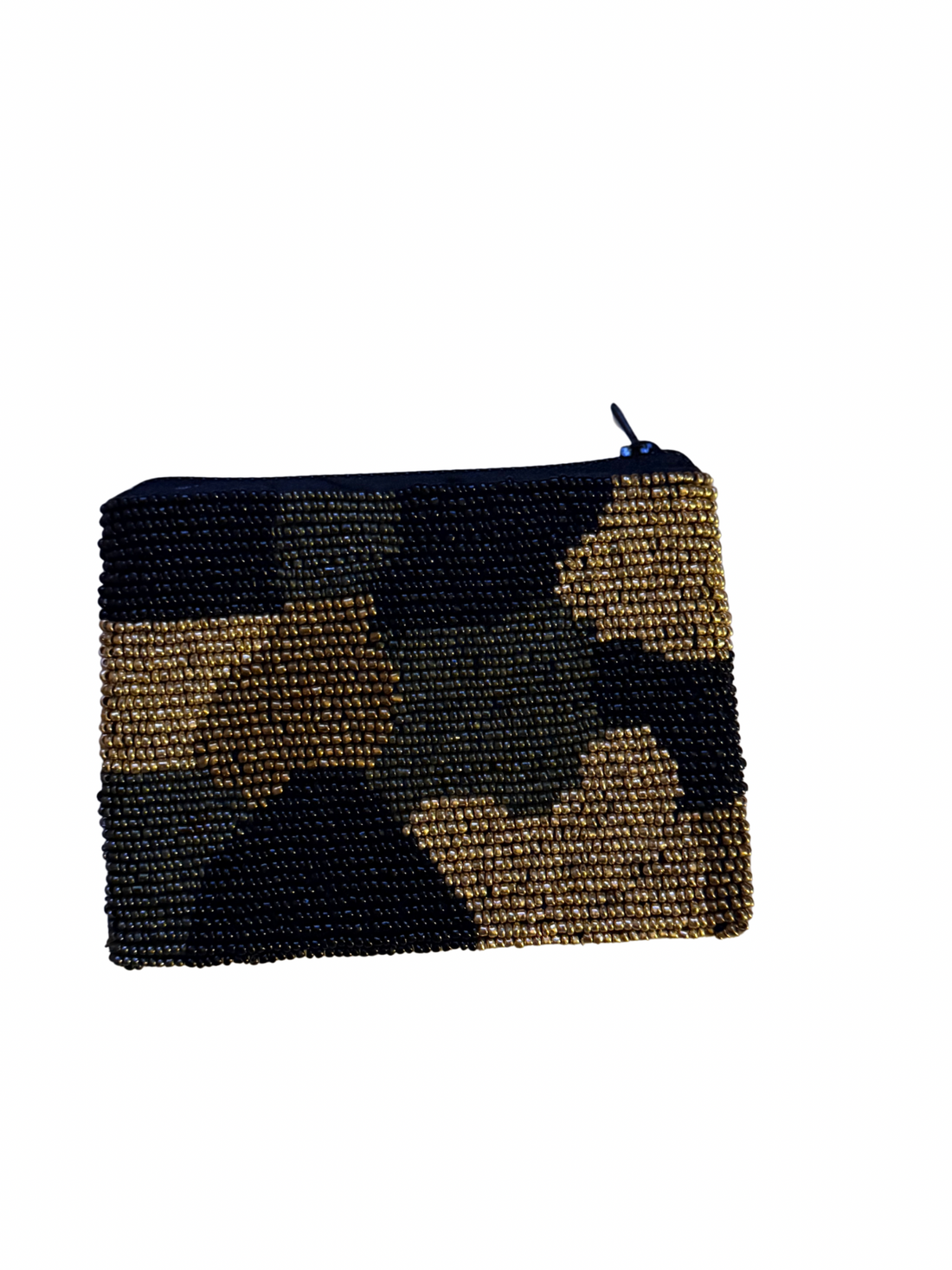 Stargazer Camo Beaded Coin Purse