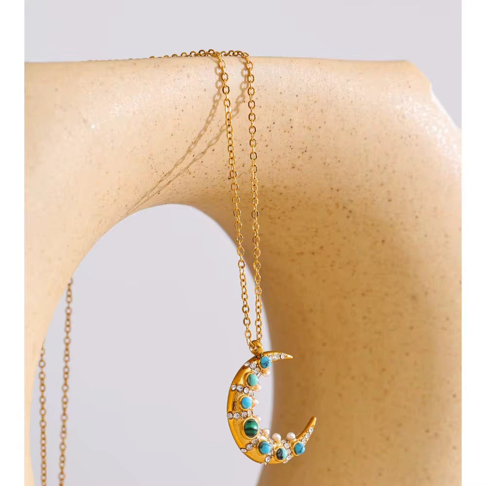 Luna Crescent Necklace