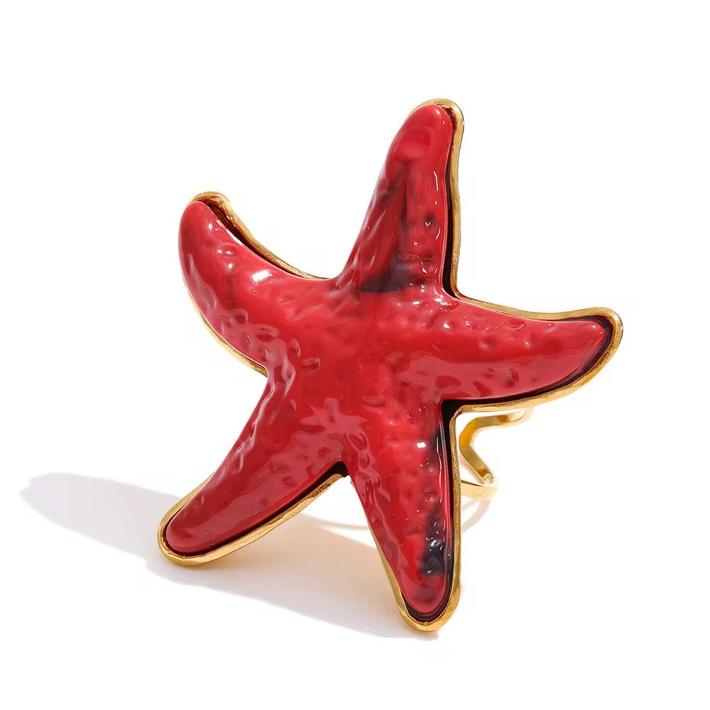 Starfish Statement Ring