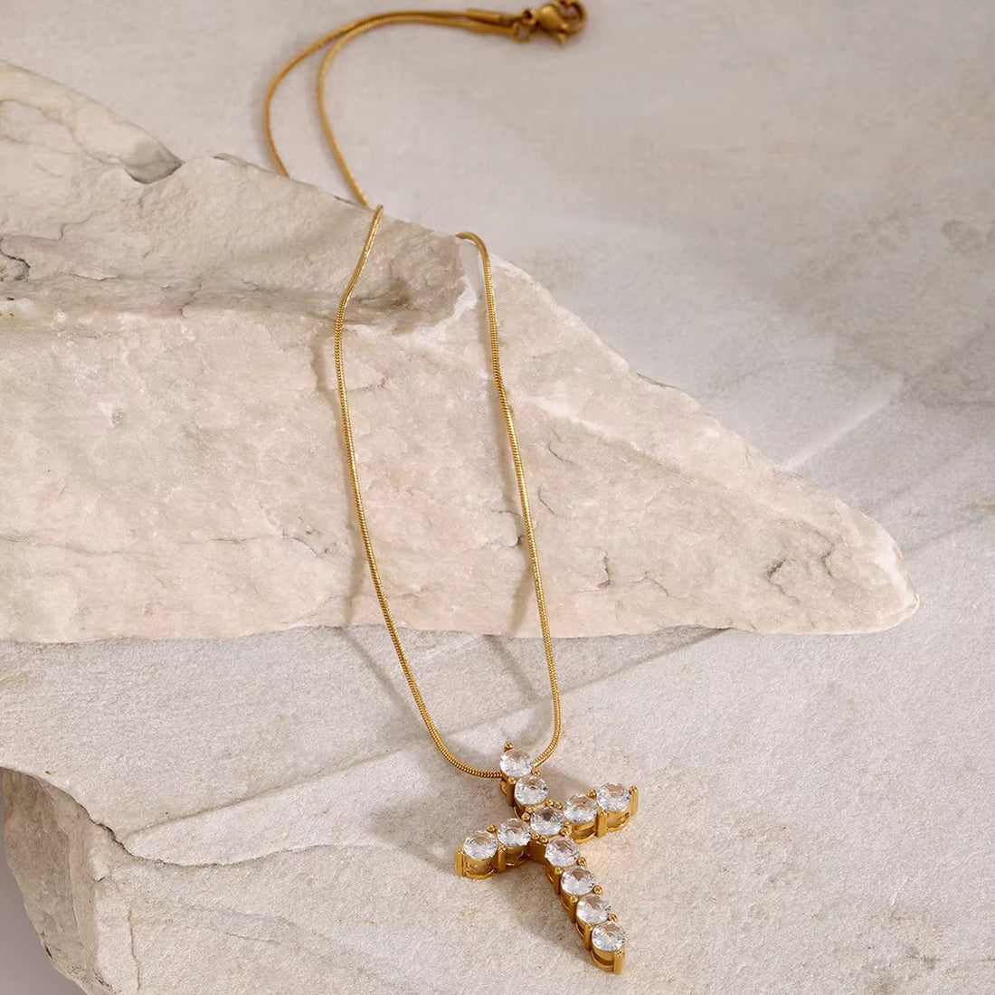 The Faith Gold Cross Pendant