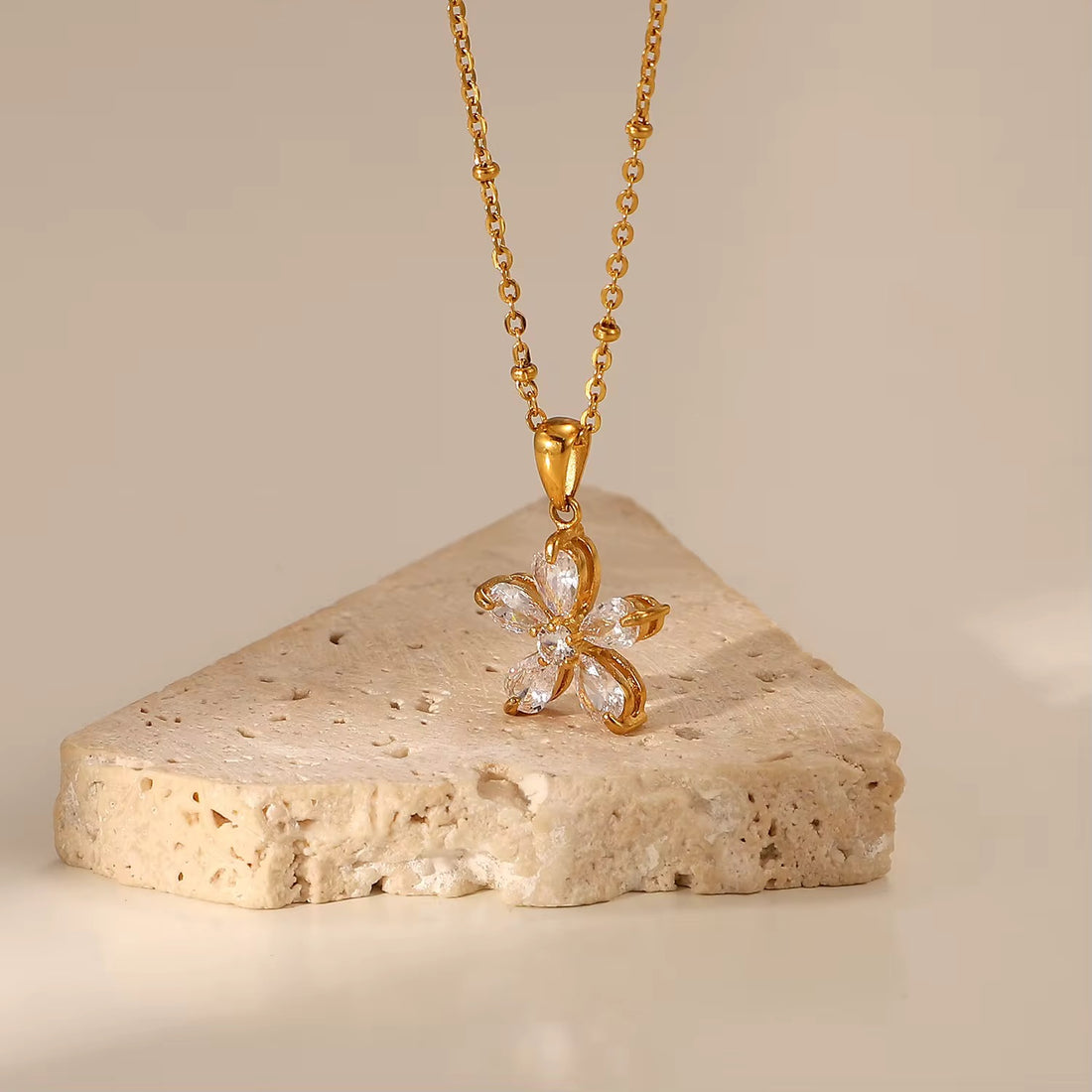 The Erin Clover CZ Necklace