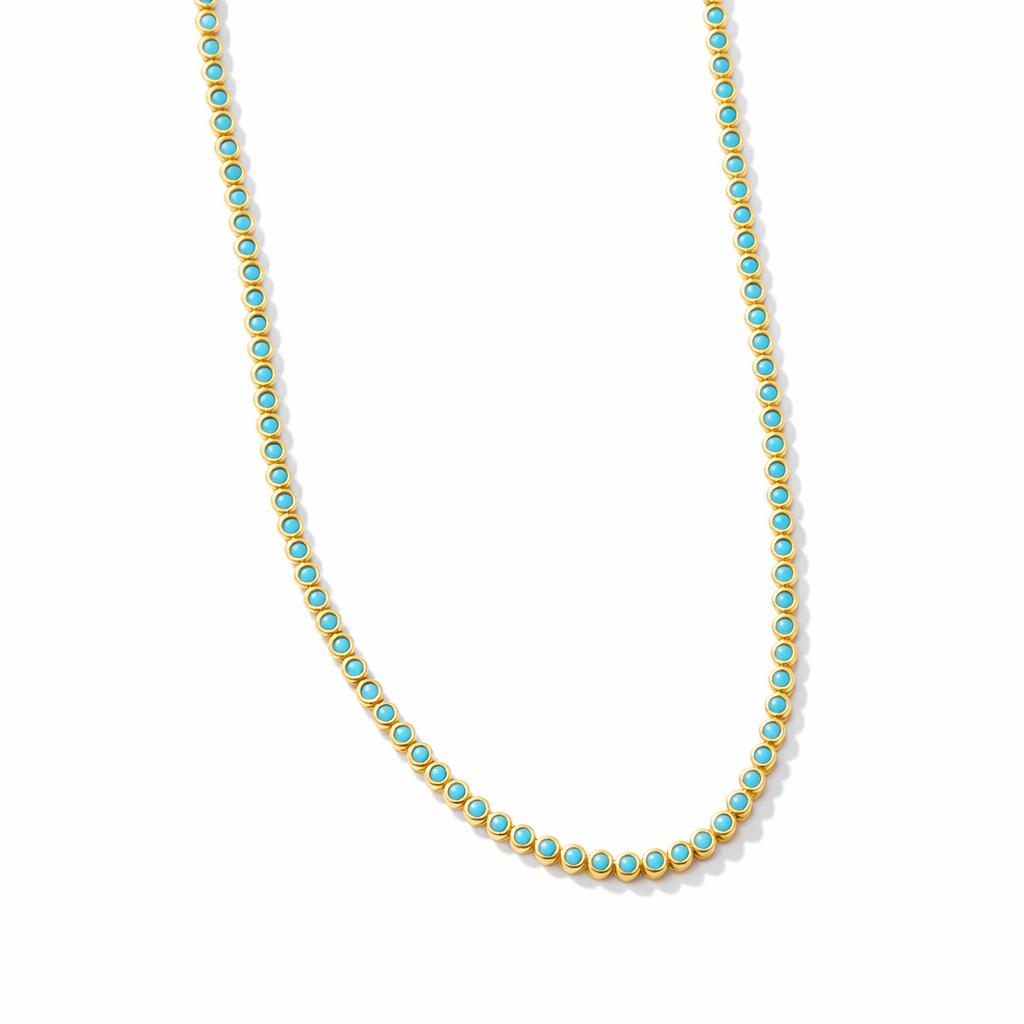 Turquoise Tennis Necklace
