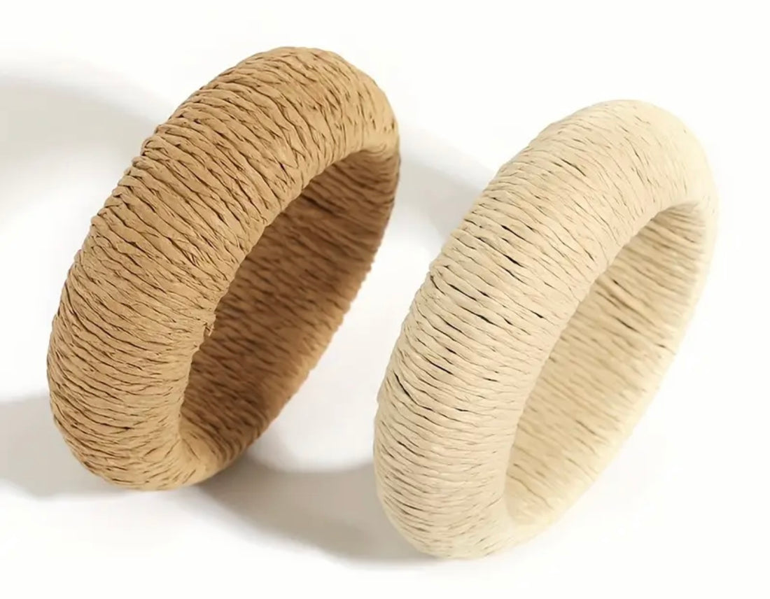 Raffia Resort Bangles