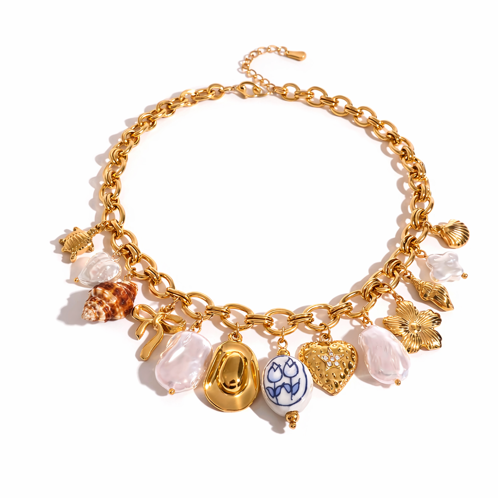 Paloma Charm Necklace