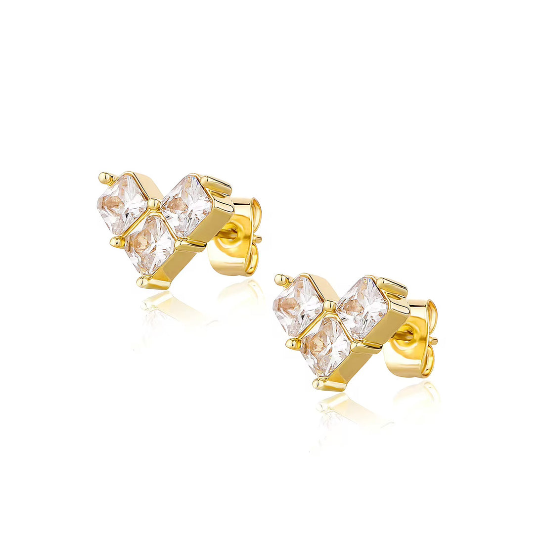 The Lainey Heart Studs