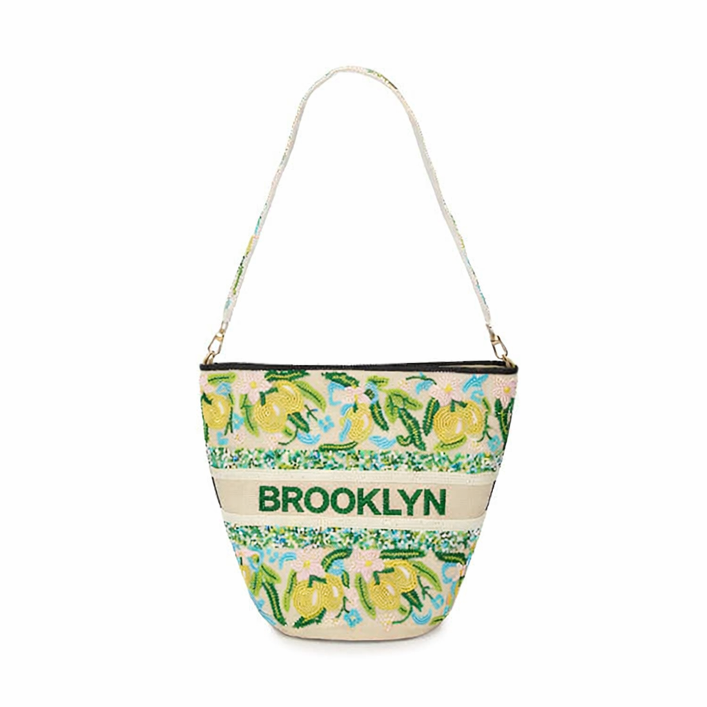 Limoncello Custom Beaded Shoulder Bag