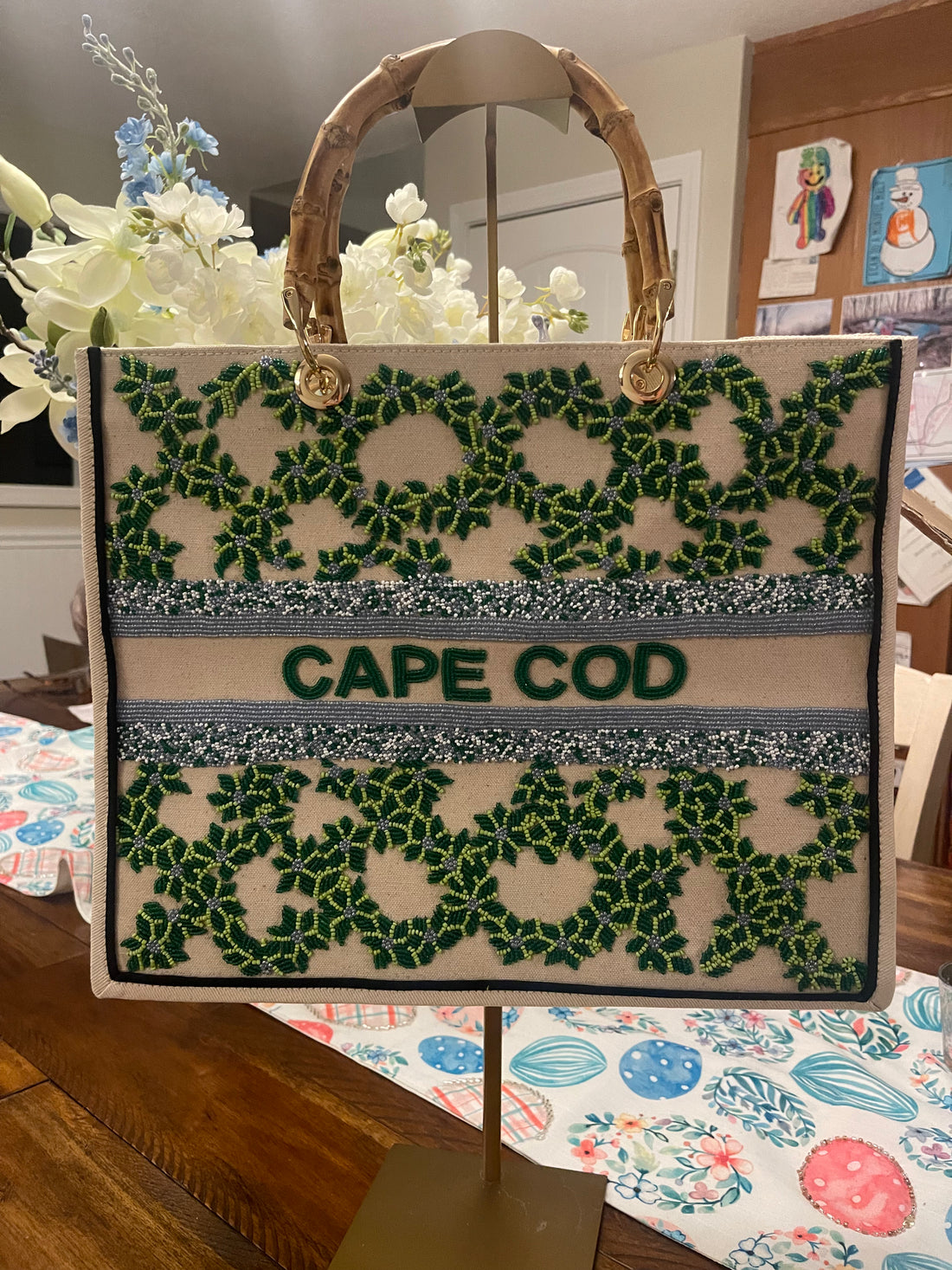 Cape Cod Beaded Tote