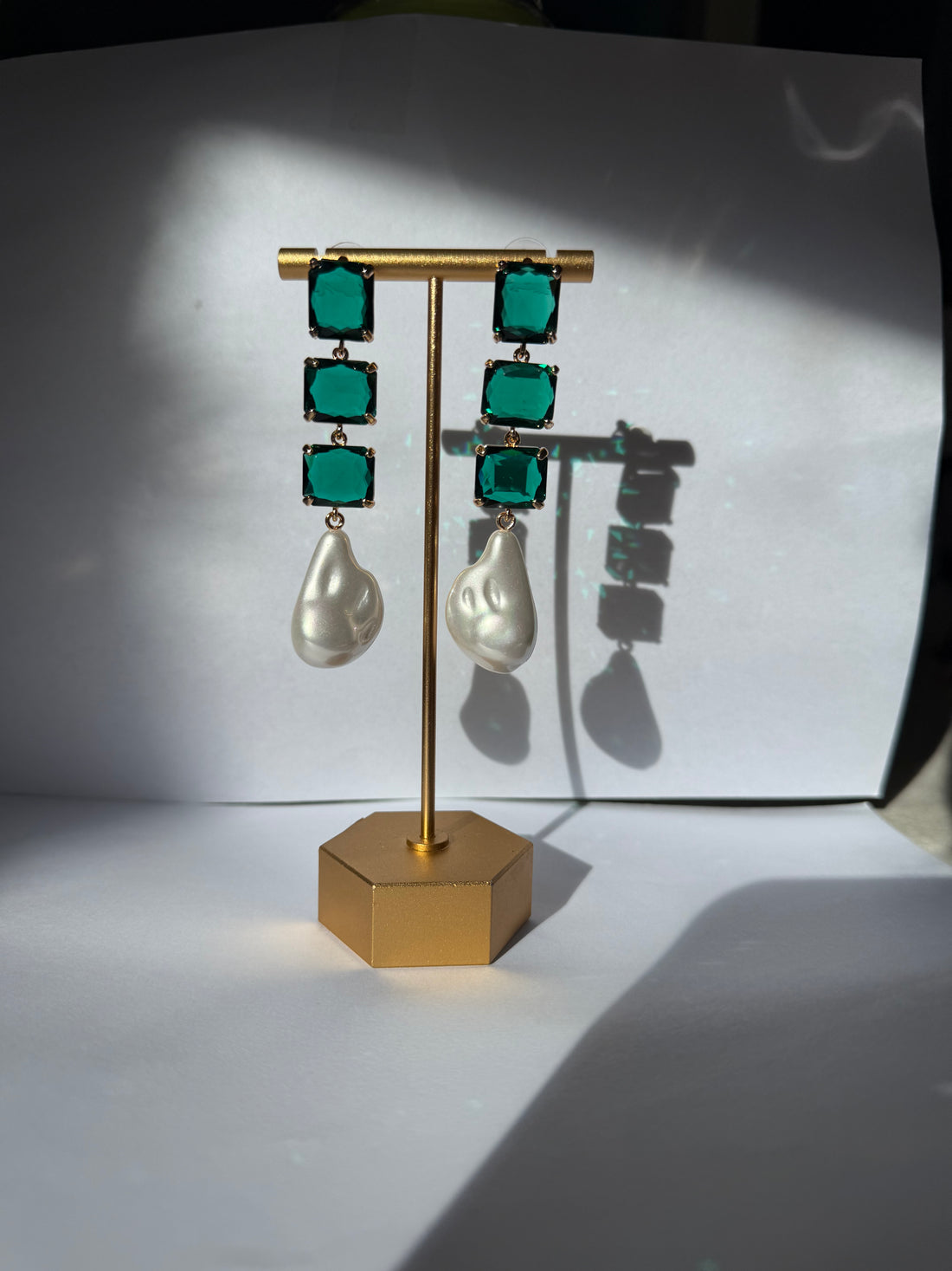 Emerald Isla Drop Earrings