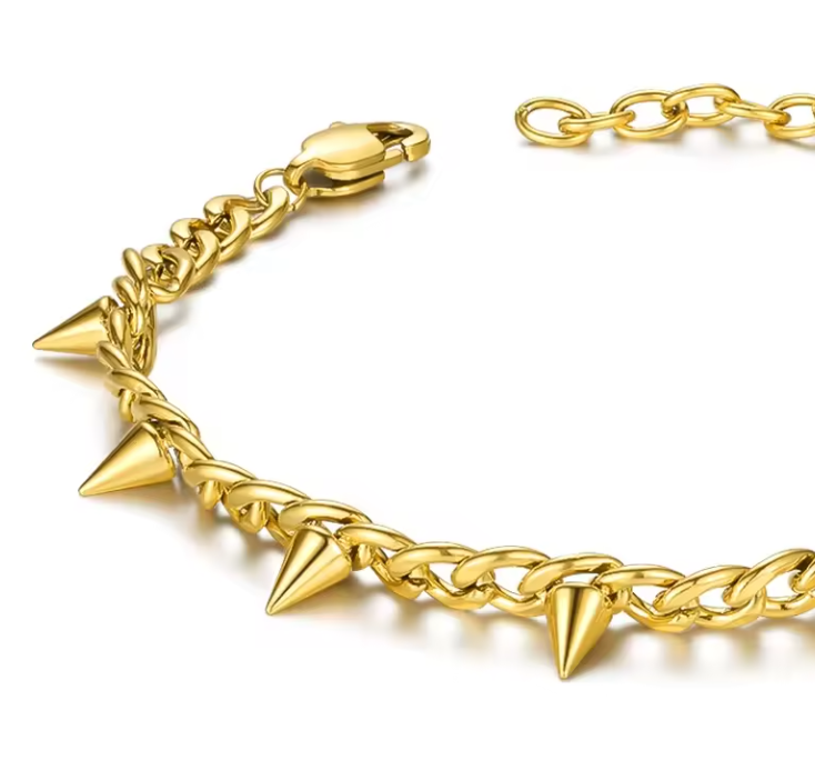 The Charlie Studded Bracelet - GOLD